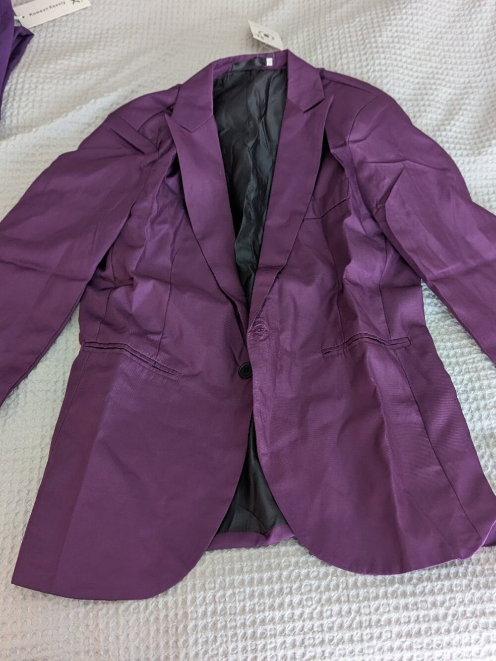 Purple Suit Jacket - S/M